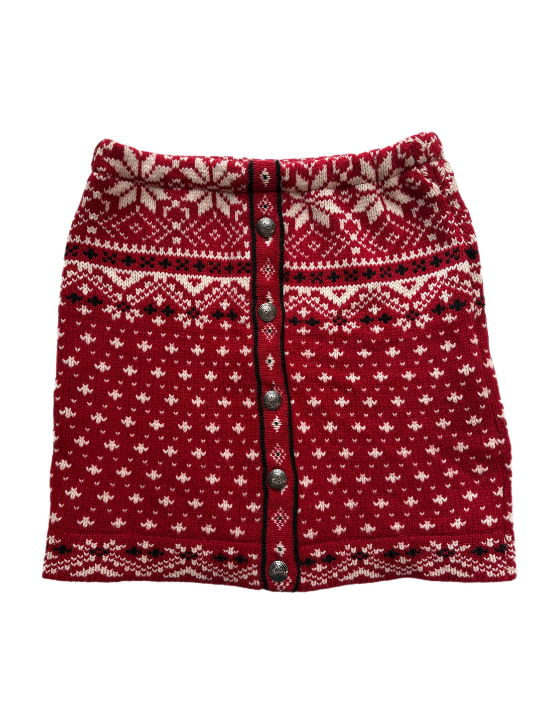 Small Bun Warmer Skirt - Red & White Nordic - 240
