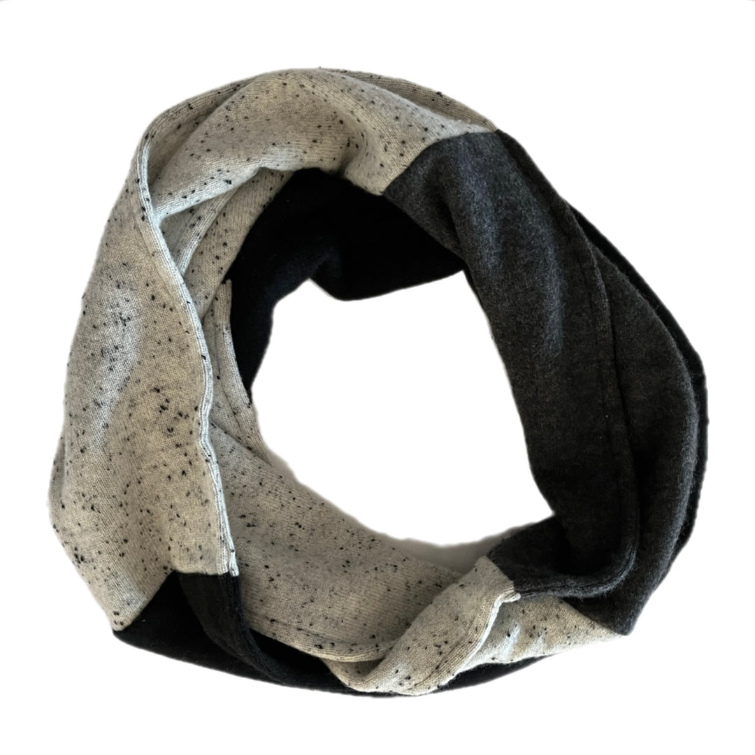 Cashmere Circle Scarf Shades of Grey 246