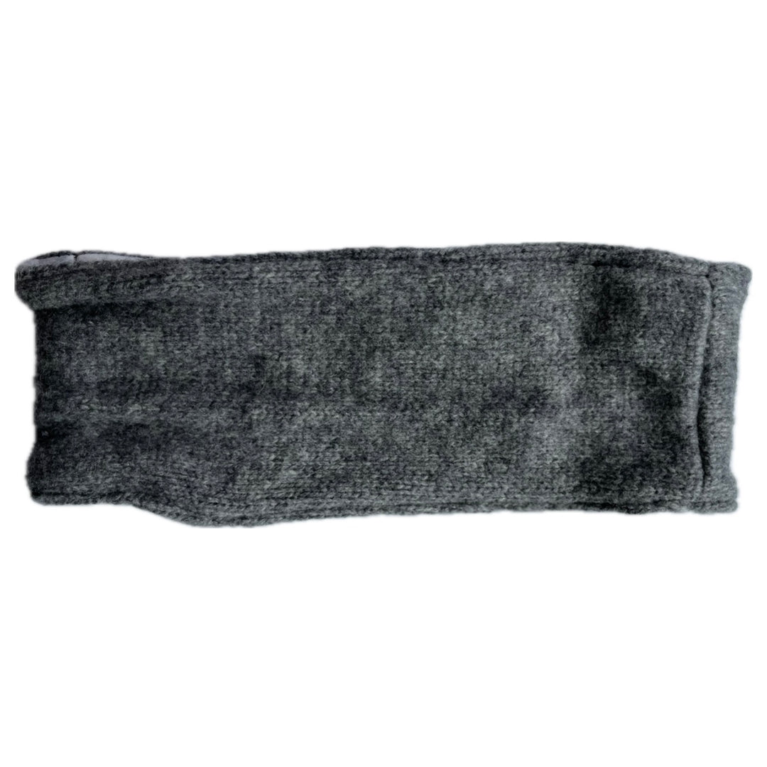 SALE Headband - Grey Uneven Stitching - 076