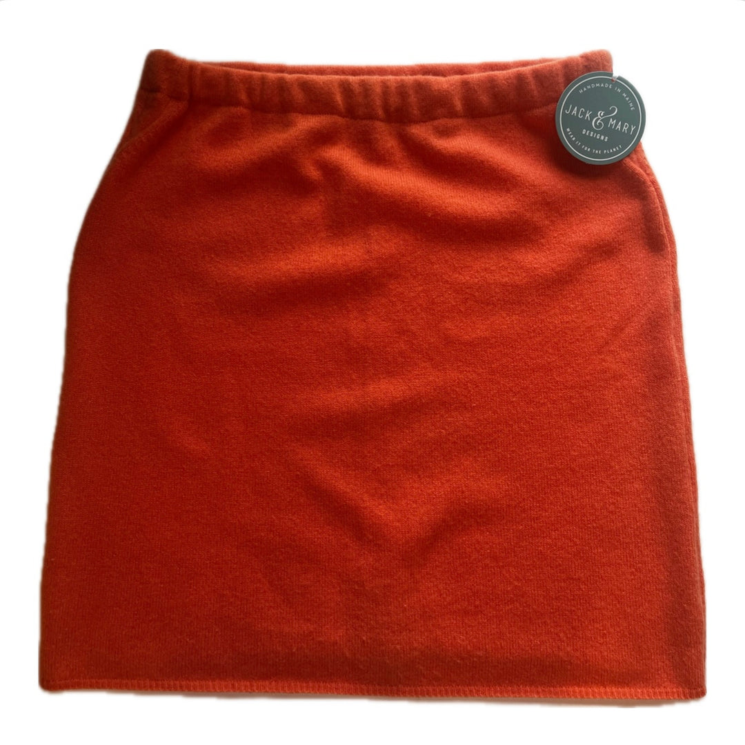 Small Orange Bun Warmer Skirt