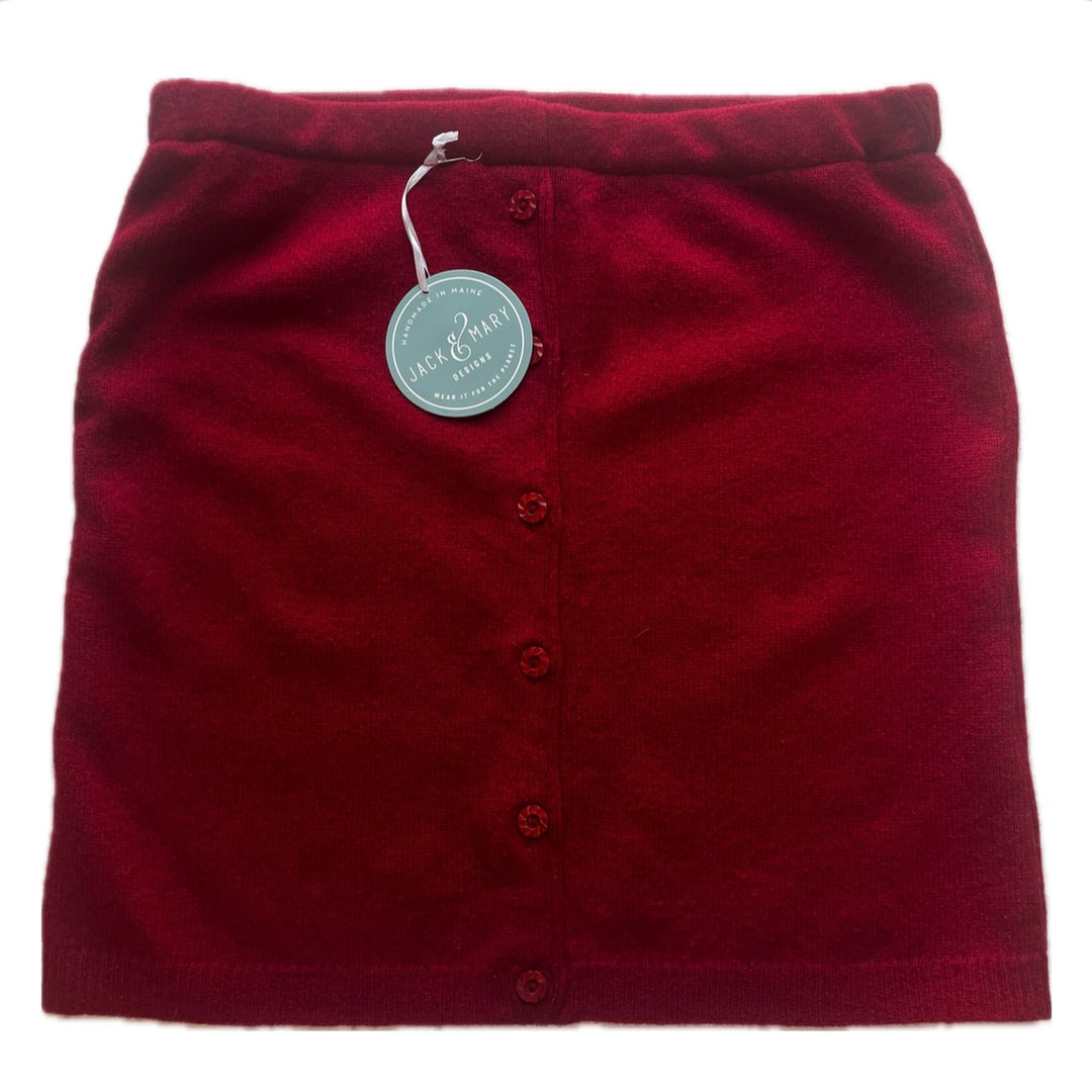 Small Red Bun Warmer Skirt