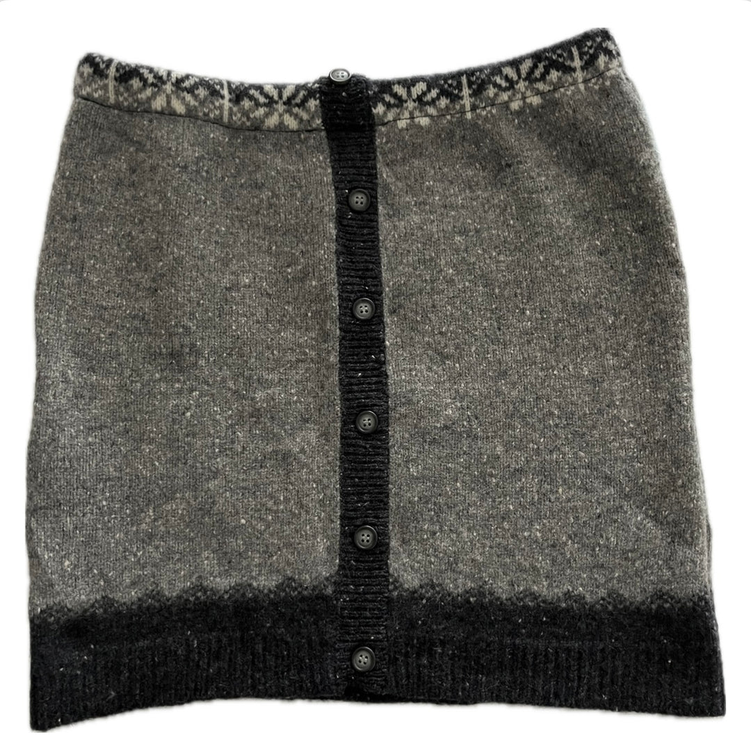 Small Bun Warmer Skirt - Light Grey & Charcoal Nordic - 234