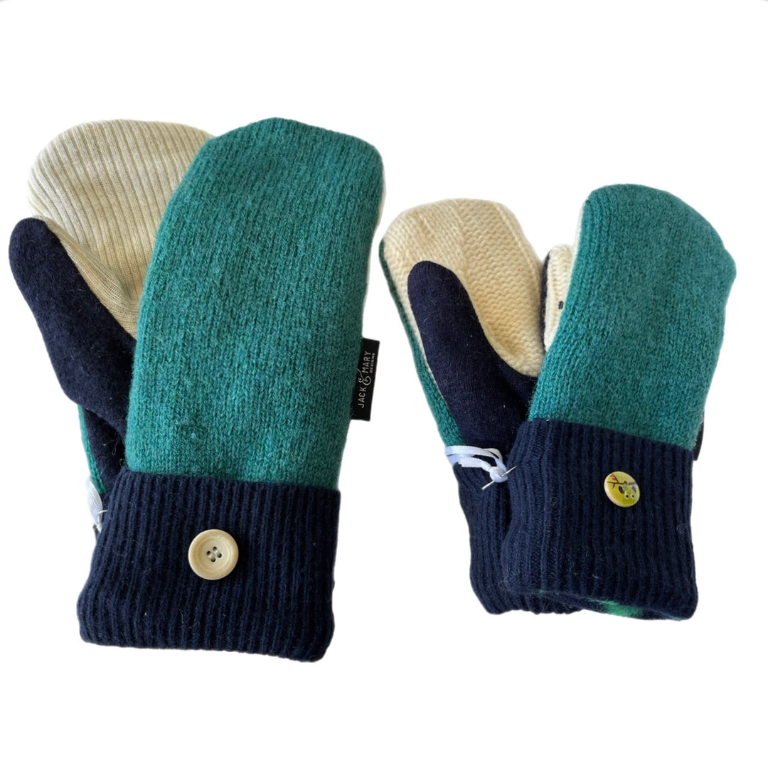 Mommy & Me Mittens - Turquoise & Navy