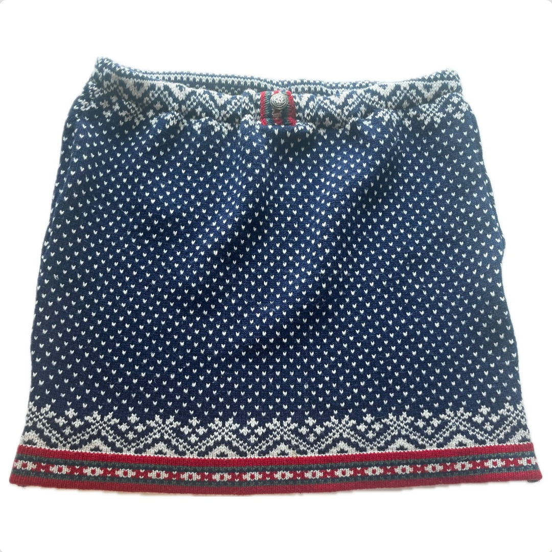 XLarge Blue Nordic Bun Warmer Skirt