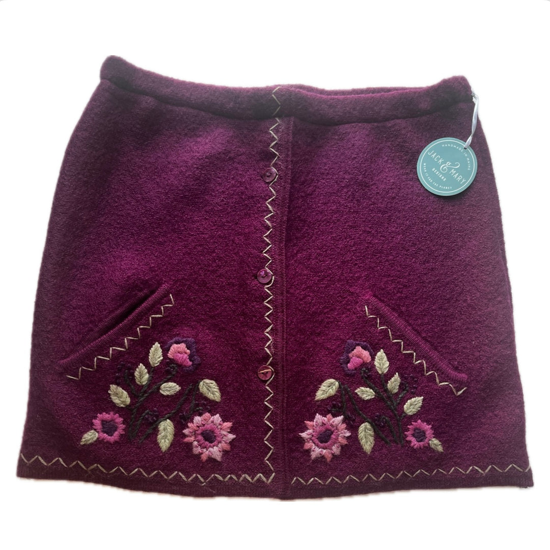 XLarge Fuchsia with Flowers Bun Warmer Skirt