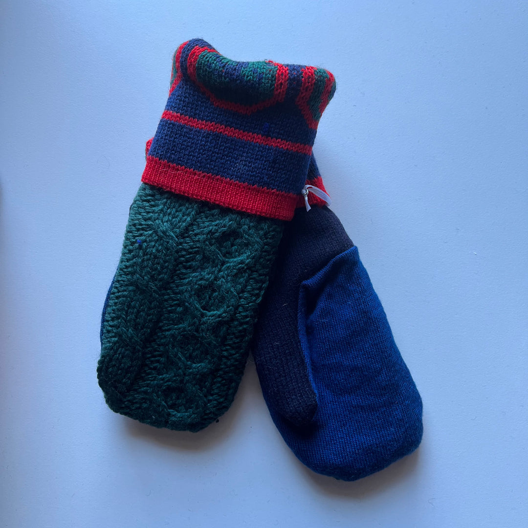 Green & Blue Mittens