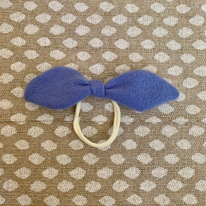 Hair Bow Cashmere, Periwinkle